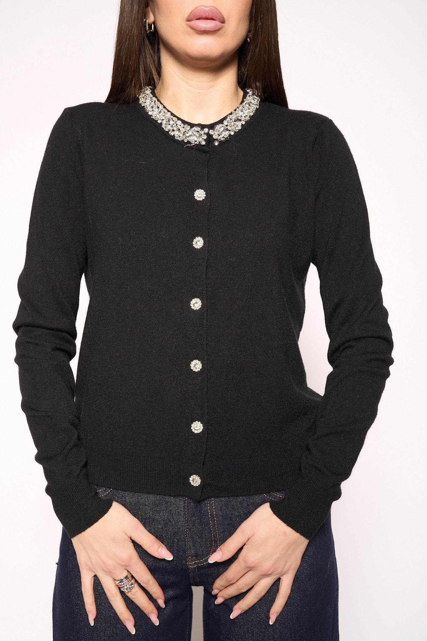 Cardigan gioiello