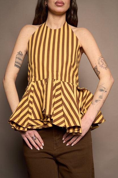 Top halter righe