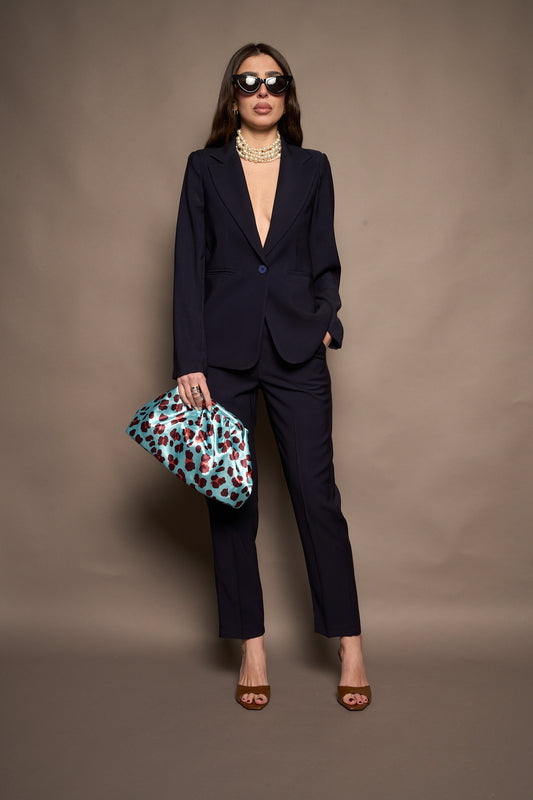 Giacca tailleur blu