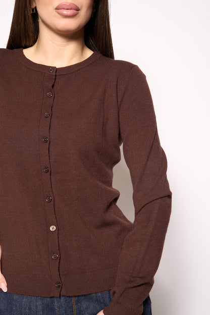 Cardigan marrone
