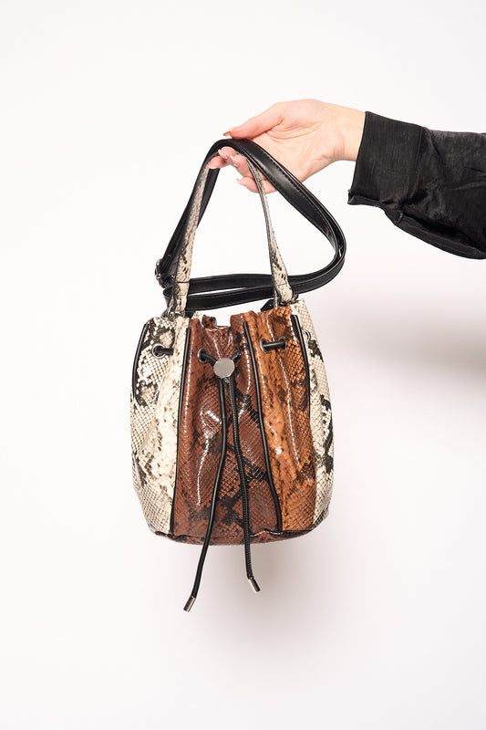 Secchiello pitonato marrone