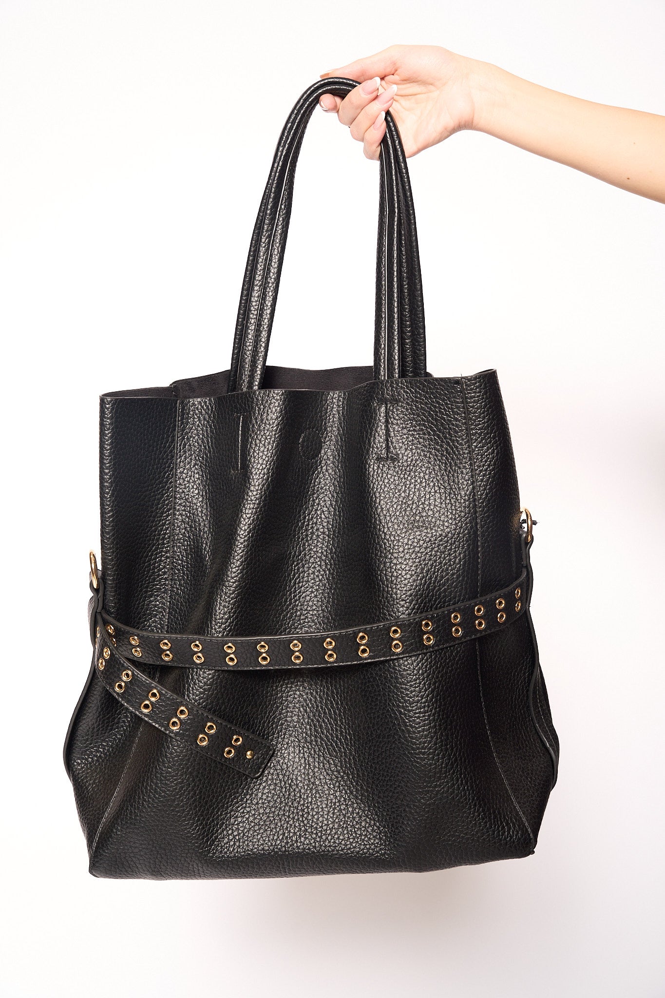 Borsa grande con fibbia