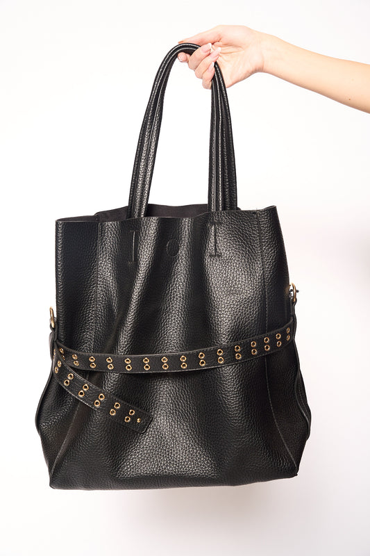 Borsa grande con fibbia