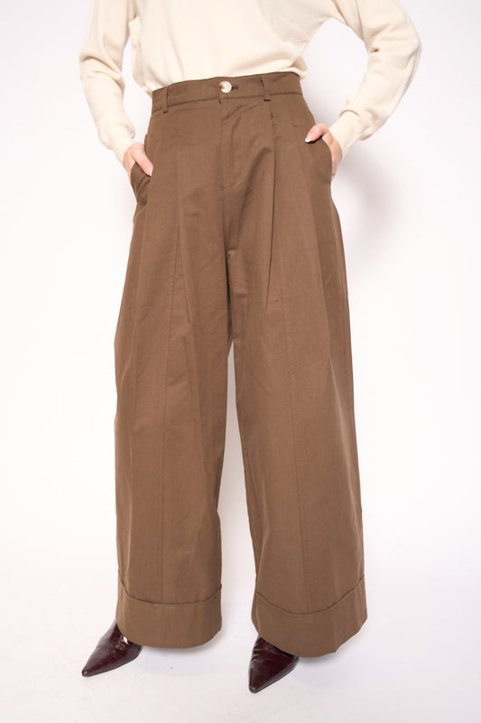 Pantalone wide leg