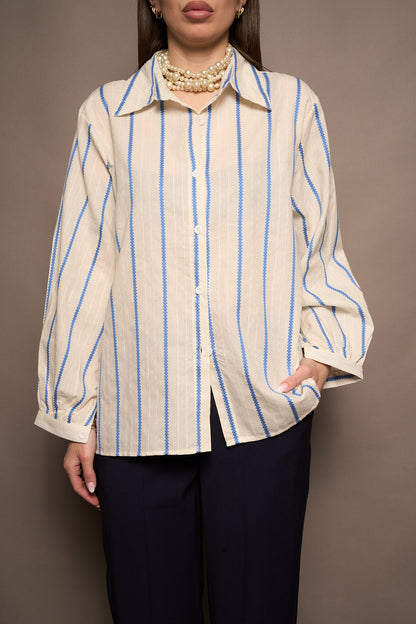 Camicia in cotone bianca