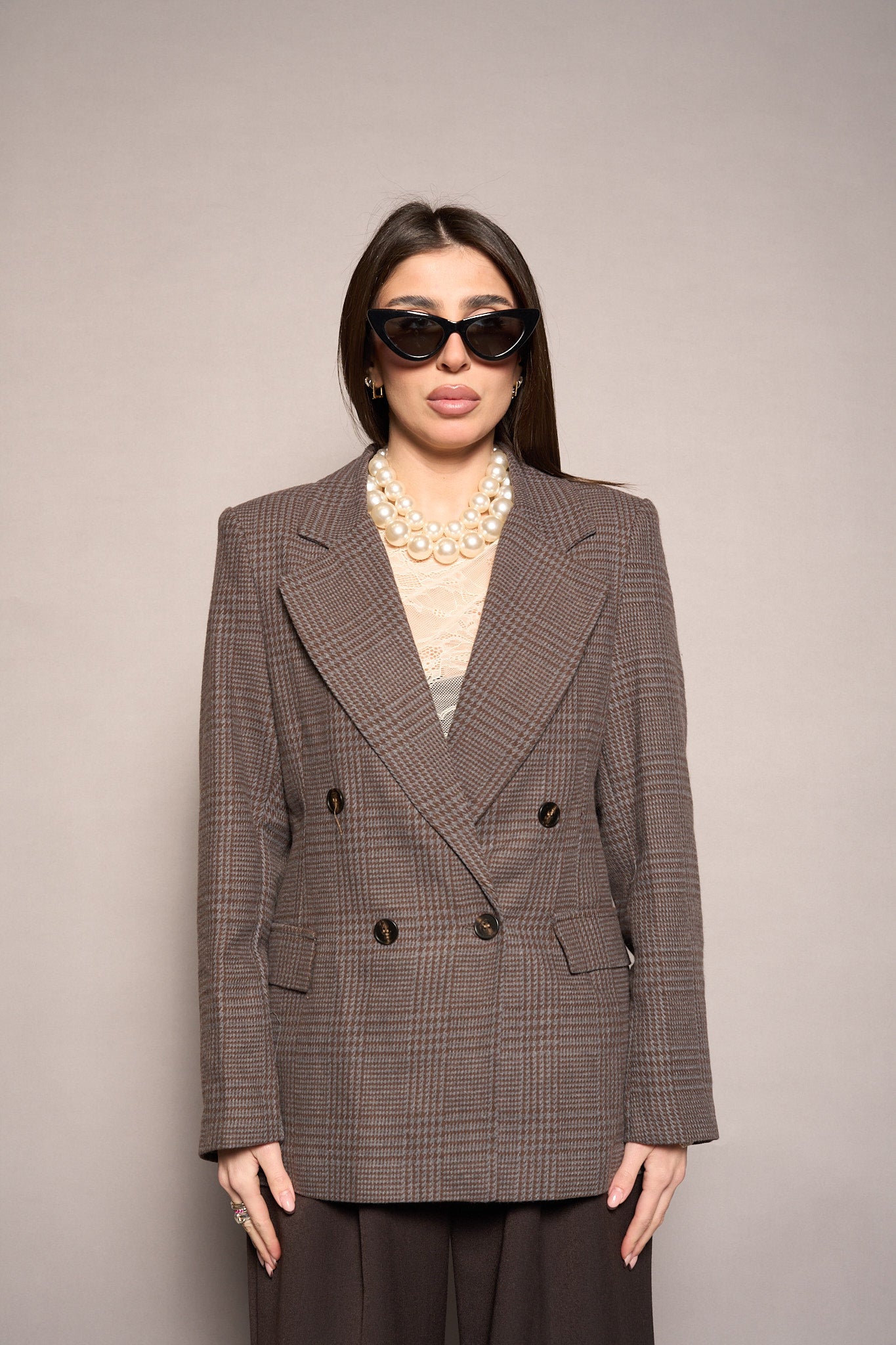 Giacca completo marrone