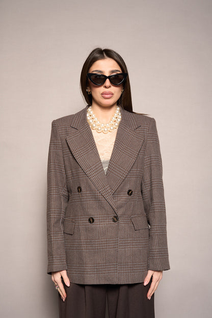 Giacca completo marrone