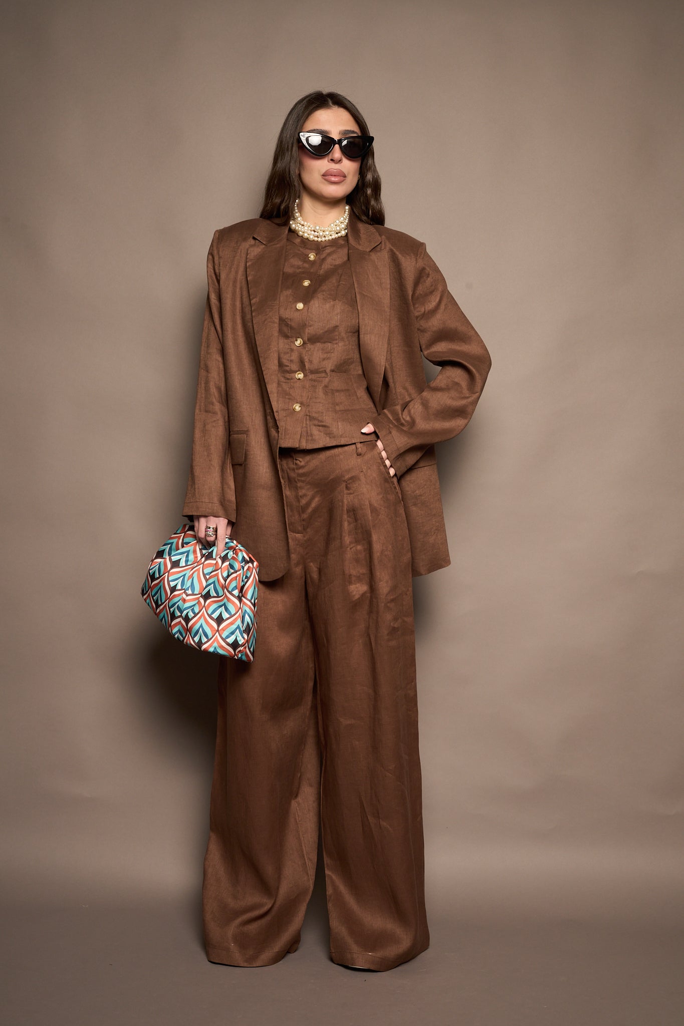 Gilet lino Lumina