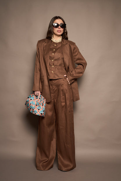 Gilet lino Lumina