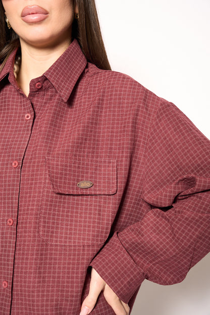 Camicia over con scialle