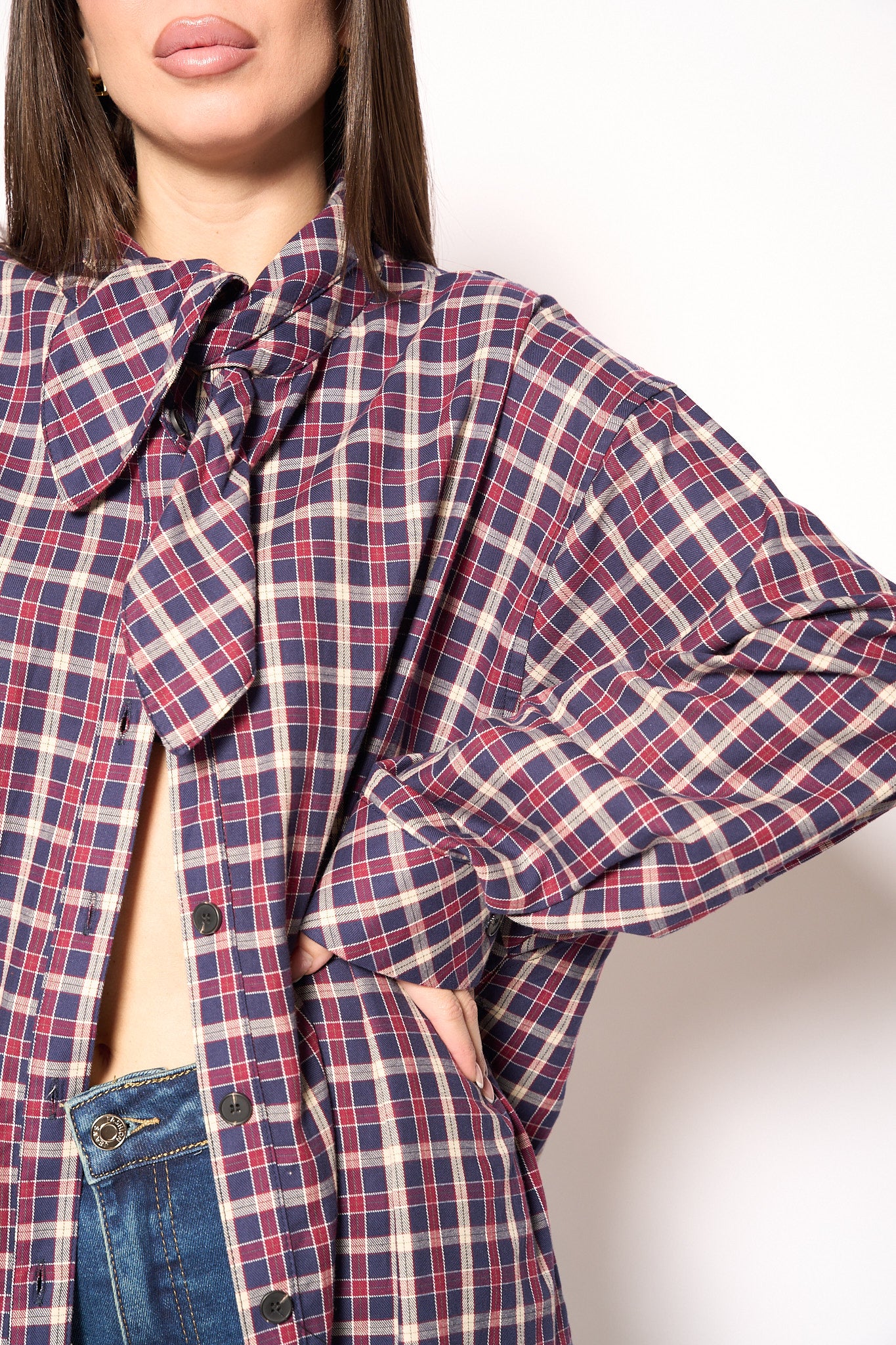 Camicia Lumina con fiocco