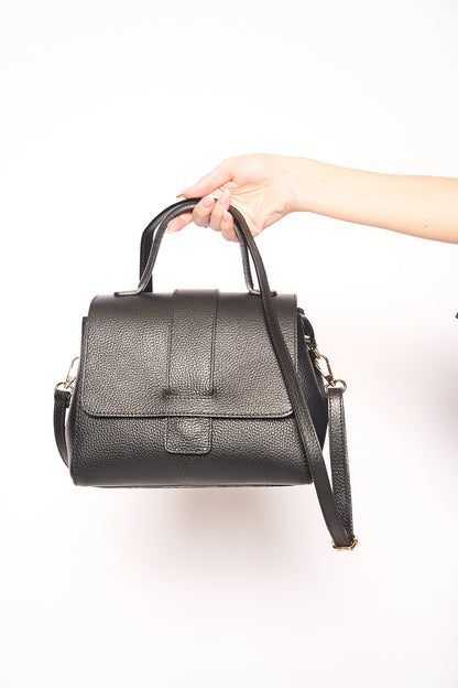 Bag vera pelle nera