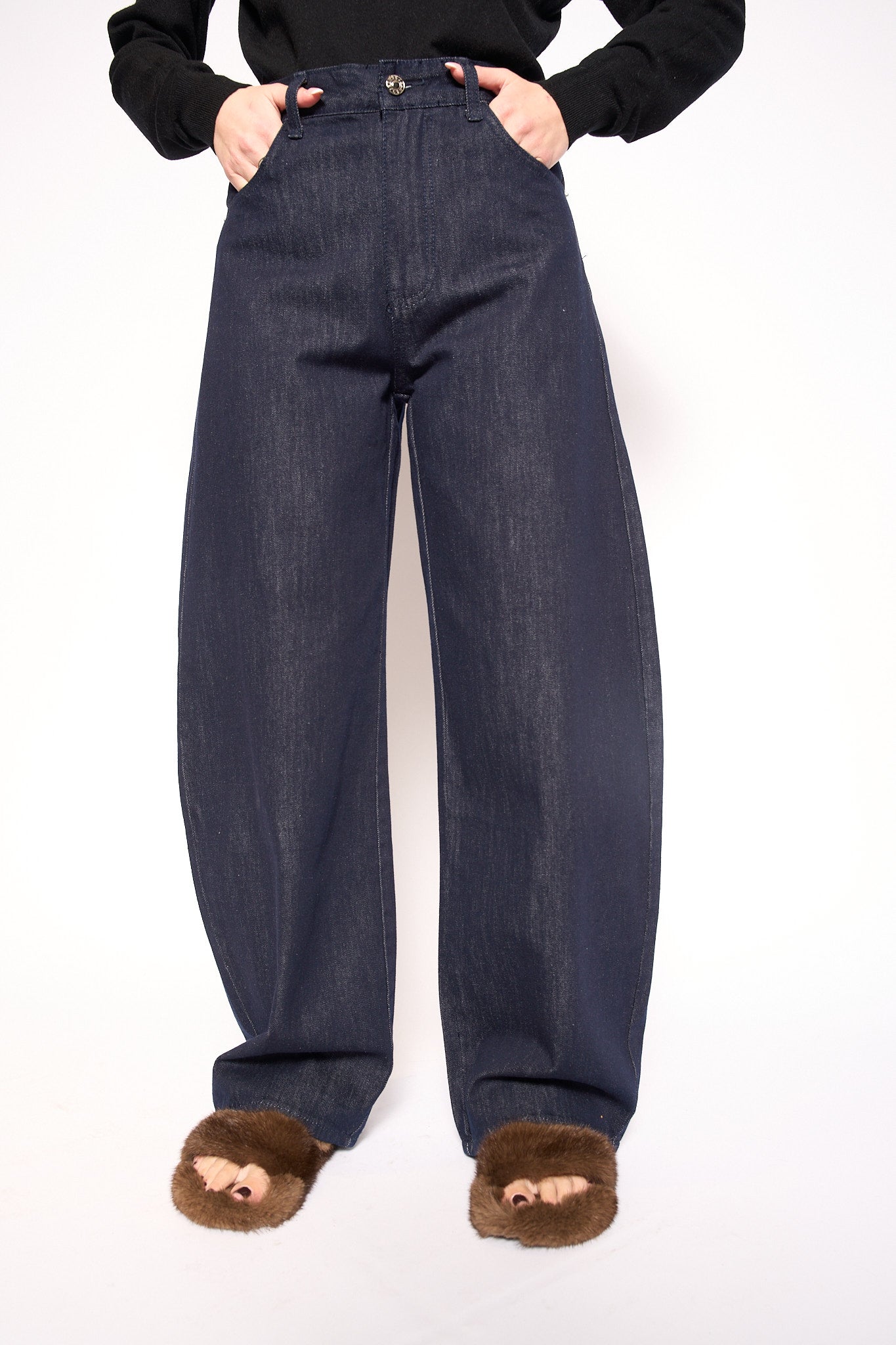 Jeans balloon corset