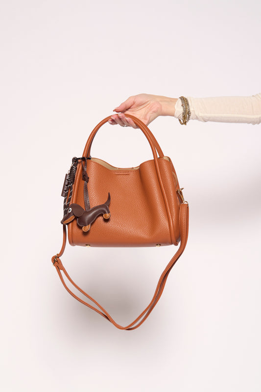 Borsa charm arancione