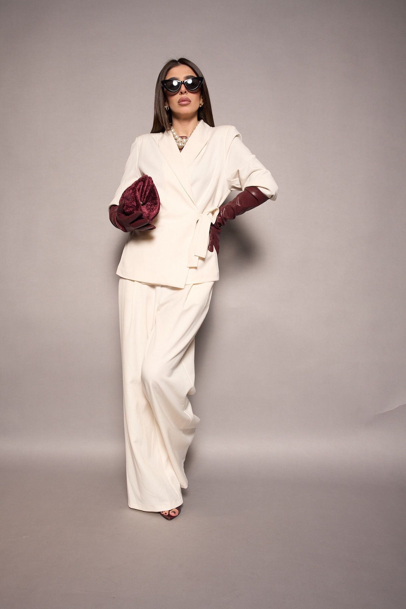 Tailleur panna fiocco