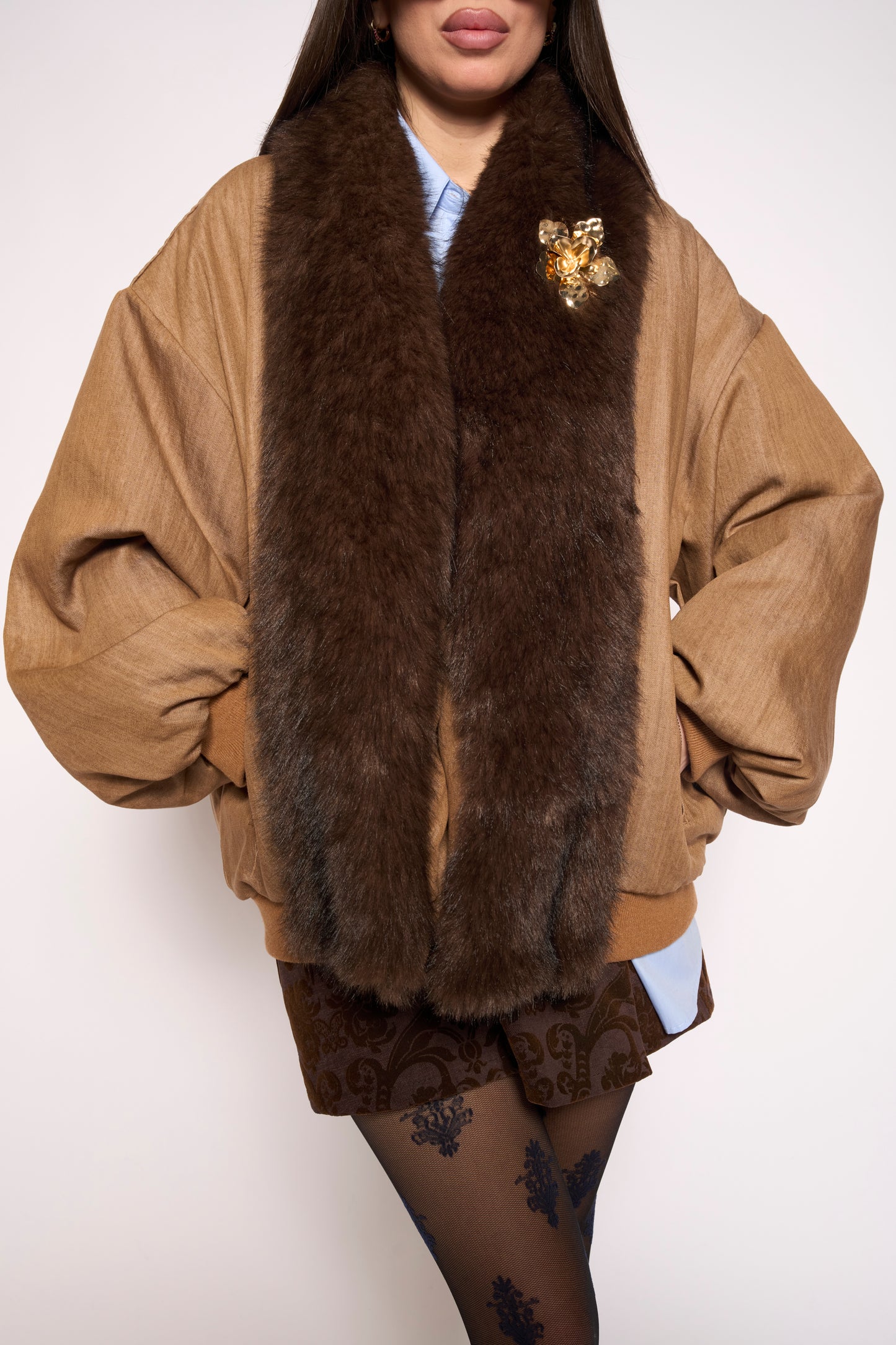 Bomber con pelliccia